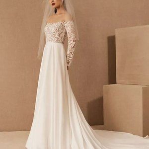 Jenny Yoo Bradley Sample Wedding Gown Size 6 Sample